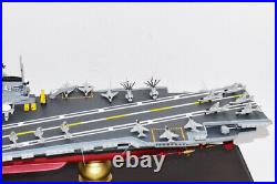 USS Coral Sea CVA-43 Aircraft Carrier Model, Navy, Scale Model, Mahogany, Midway