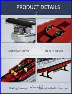 USS Enterprise Aircraft Carrier Building Block Set 1883 PCS Military Model Kit