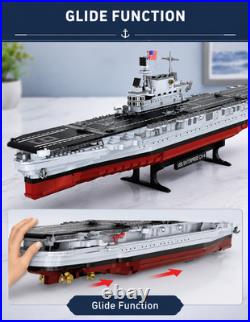 USS Enterprise Aircraft Carrier Building Block Set 1883 PCS Military Model Kit