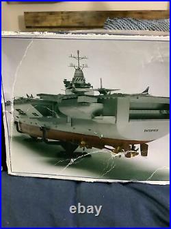 USS Enterprise Nuclear Powered Aircraft Carrier Revell 1/400 Scale Open Box