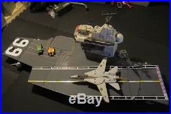 USS Flagg Aircraft Carrier GI Joe 1985 Playset Loose Vintage Huge! 90 Percent