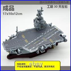 USS Ford CVN78 Aircraft Carrier Cute Version Static Model Ornament Gift
