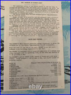 USS Hornet Vietnam War Aircraft Carrier CVS-12 Westpac 1963-64 Cruise Yearbook