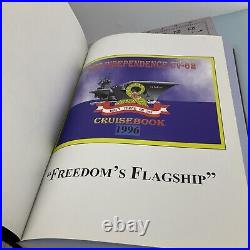 USS Independence DEPLOYMENT CRUISE BOOK YEAR 1996 NAVY Aircraft Carrier