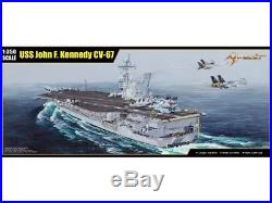 USS John F. Kennedy CV-67 Aircraft Carrier 1350 Plastic Model Kit MERIT MODEL