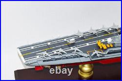 USS Kearsarge CVA-33 Aircraft Carrier Model, Navy, Scale Model, Mahogany, Essex