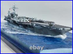 USS Kitty Hawk CV-63 Aircraft Carrier Model Assembled Built Diorama 1/700 Scale