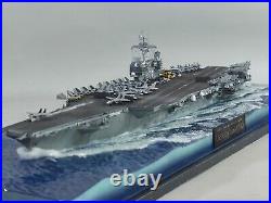 USS Kitty Hawk CV-63 Aircraft Carrier Model Assembled Built Diorama 1/700 Scale