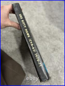 USS Kitty Hawk CV-63 Cruise Book Yearbook US Navy Aircraft Carrier Hardcover
