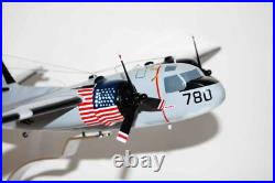 USS LEXINGTON Blue Ghost 1977 C-1 Trader Model, 1/46th Scale, COD, Mahogany