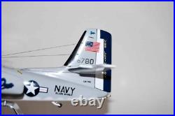 USS LEXINGTON Blue Ghost 1977 C-1 Trader Model, 1/46th Scale, COD, Mahogany