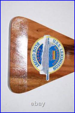 USS LEXINGTON Blue Ghost 1977 C-1 Trader Model, 1/46th Scale, COD, Mahogany