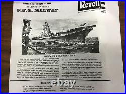 USS Midway 1547 Revell Model US Navy Air Craft Carrier Brand New OPEN BOX