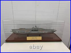 USS Midway CV-41 Aircraft Carrier Model 1997 Plank Owner Museum Display Case