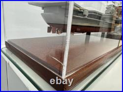 USS Midway CV-41 Aircraft Carrier Model 1997 Plank Owner Museum Display Case