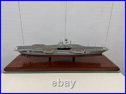 USS Midway CV-41 Aircraft Carrier Model 1997 Plank Owner Museum Display Case