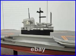 USS Midway CV-41 Aircraft Carrier Model 1997 Plank Owner Museum Display Case