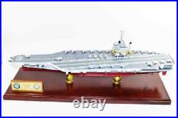 USS Nimitz CVN-68 Aircraft Carrier Model, Navy, Scale Model, Mahogany, Nimitz Class