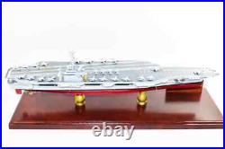 USS Nimitz CVN-68 Aircraft Carrier Model, Navy, Scale Model, Mahogany, Nimitz Class