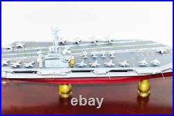 USS Nimitz CVN-68 Aircraft Carrier Model, Navy, Scale Model, Mahogany, Nimitz Class