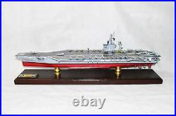 USS Nimitz CVN-68 Aircraft Carrier, Navy, Scale Model, Mahogany, Nimitz Class, 36