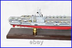 USS Nimitz CVN-68 Aircraft Carrier, Navy, Scale Model, Mahogany, Nimitz Class, 36