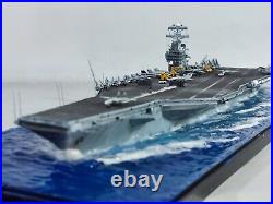 USS Nimitz-class Aircraft Carrier Model Assembled Built Diorama 1/700 Scale