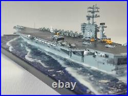 USS Nimitz-class Aircraft Carrier Model Assembled Built Diorama 1/700 Scale