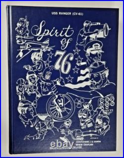 USS Ranger CV-61 Bicentennial Westpac Cruise Book Year Log 1976 Navy