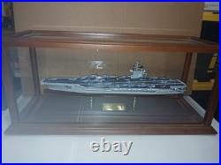 USS Ronald Reagan CV-76 Aircraft Carrier Model Ship In Glass Display 1/700 USS Ronald Reagan CV-76 Aircraft Carrier Model Ship In Glass Display 1/700