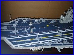 USS Ronald Reagan CV-76 Aircraft Carrier Model Ship In Glass Display 1/700 USS Ronald Reagan CV-76 Aircraft Carrier Model Ship In Glass Display 1/700