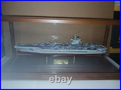 USS Ronald Reagan CV-76 Aircraft Carrier Model Ship In Glass Display 1/700 USS Ronald Reagan CV-76 Aircraft Carrier Model Ship In Glass Display 1/700