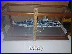 USS Ronald Reagan CV-76 Aircraft Carrier Model Ship In Glass Display 1/700 USS Ronald Reagan CV-76 Aircraft Carrier Model Ship In Glass Display 1/700