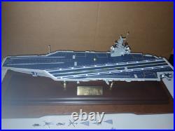 USS Ronald Reagan CV-76 Aircraft Carrier Model Ship In Glass Display 1/700 USS Ronald Reagan CV-76 Aircraft Carrier Model Ship In Glass Display 1/700