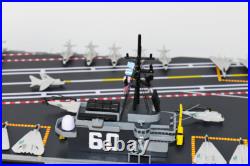 USS Saratoga CV-60 Aircraft Carrier Model, Scale Model, Mahogany, Forrestal Class