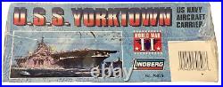 USS Yorktown Navy Aircraft Carrier WW2 Ship Model Kit Sealed #70826 1525