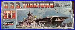 USS Yorktown Navy Aircraft Carrier WW2 Ship Model Kit Sealed #70826 1525