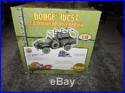 Ultimate Soldier XD Dodge WC51 3/4 Ton Weapons Carrier 118 Scale NOS WWII