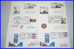 Us 1990s-2000s Collection Of 360 + Nuclear Powered Aircraft Carrier Naval Covers