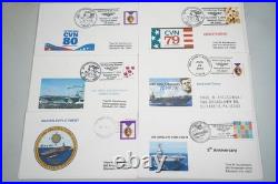 Us 1990s-2000s Collection Of 360 + Nuclear Powered Aircraft Carrier Naval Covers