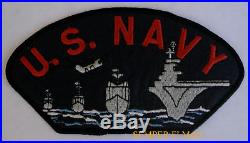 Us Navy Usn Aircraft Carrier Hat Ship Patch Cva Uss Ch-46 Destroyer Task Force