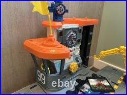 Used Fisher Price Rescue Heroes Aquatic Aircraft Carrier Command Center-Untested