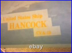 Uss Hancock Aircraft Carrier Ship Cva-19 Welcome Pamphlet Navy