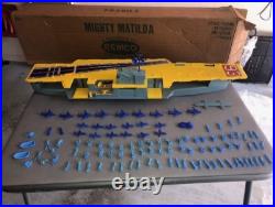 VINTAGE REMCO MIGHTY MATILDA MOTORIZED AIRCRAFT CARRIER with box Working VINTAGE REMCO MIGHTY MATILDA MOTORIZED AIRCRAFT CARRIER with box Working
