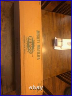 VINTAGE REMCO MIGHTY MATILDA MOTORIZED AIRCRAFT CARRIER with box Working