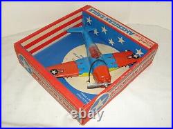VIntage Hubley WWII Aircraft Carrier Airplane in the Box Folding WIngs