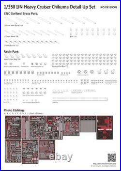 Very Fire 1/350 IJN Chikuma Detail Up Set(For Tamiya)(VF350008)
