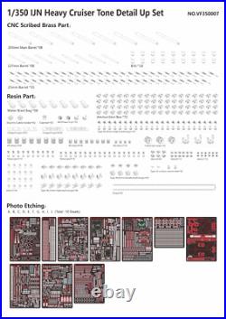 Very Fire 1/350 IJN Tone Detail Up Set (For Tamiya) (VF350007)