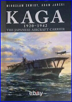 Very Rare KAGA 1920-1942 THE JAPANESE AIRCRAFT CARRIER, hardcover, EXCELLENT