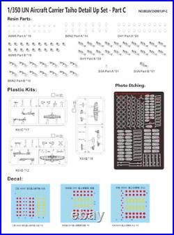 Veryfire 1/350 IJN Aircraft Carrier Taiho DetailUp Set(Part A+B+C)BELBV350901UP